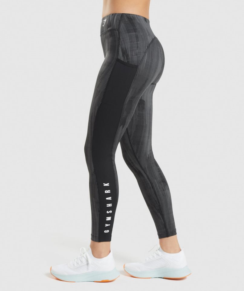 Women's Gymshark Sport Leggings Black | NZ 4OEMKV